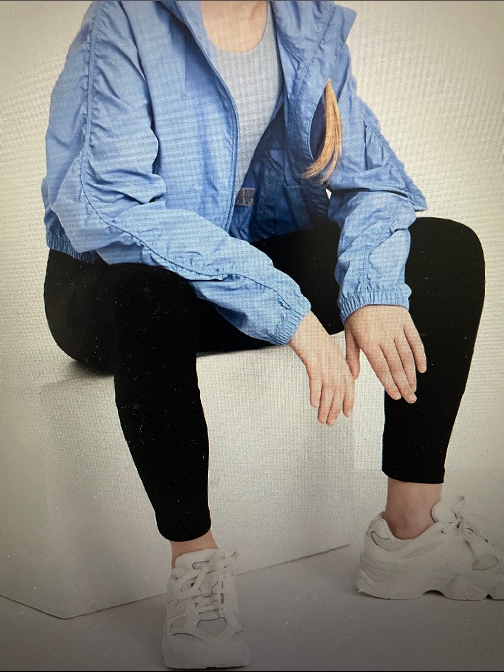 Old Navy black stretch leggings 14-16